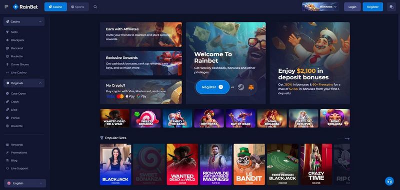 Rainbet Gambling Enterprise Games